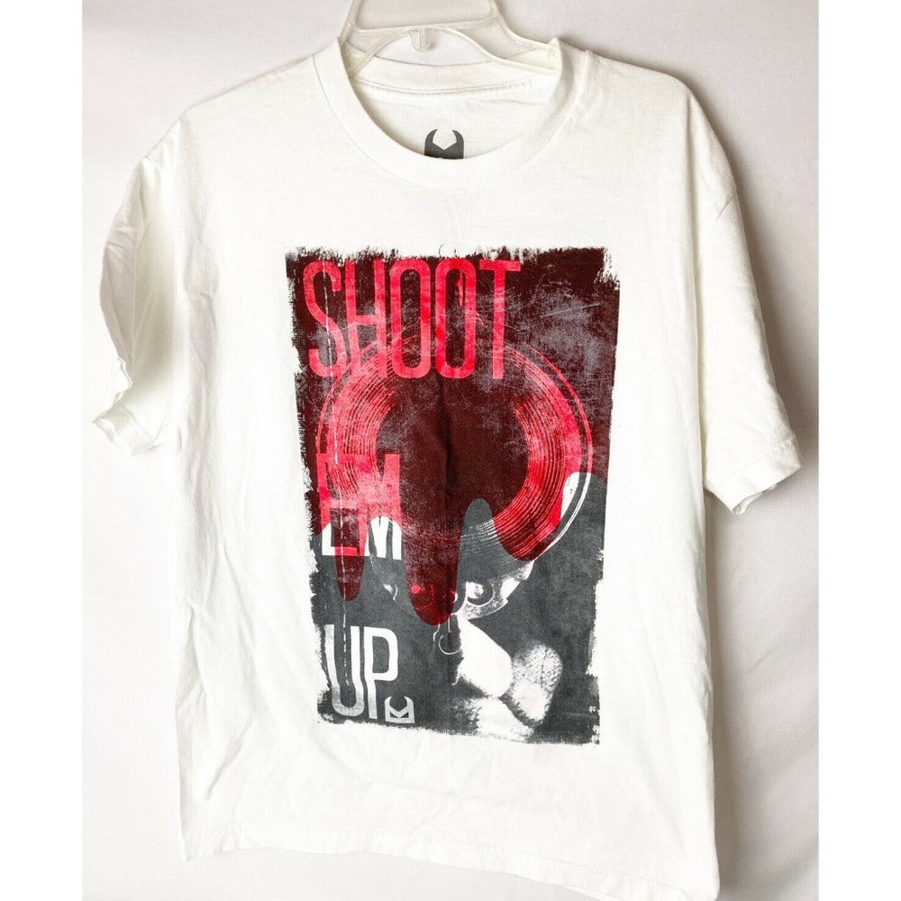 Im King Raw Talent Men Large T-shirt Shoot Em Up LRhe 100% Cotton USA Made GUC